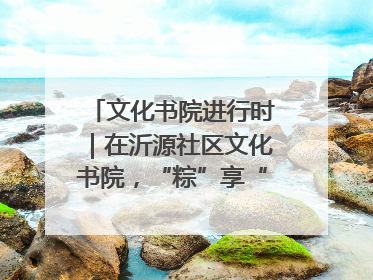 文化书院进行时｜在沂源社区文化书院，“粽”享“端午”美好时光