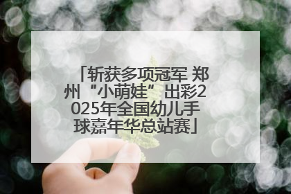 斩获多项冠军 郑州“小萌娃”出彩2025年全国幼儿手球嘉年华总站赛