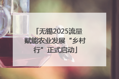无锡2025流量赋能农业发展“乡村行”正式启动