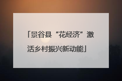 景谷县“花经济”激活乡村振兴新动能