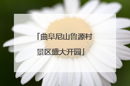 曲阜尼山鲁源村景区盛大开园