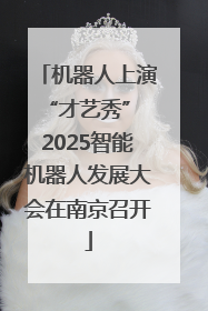 机器人上演“才艺秀” 2025智能机器人发展大会在南京召开