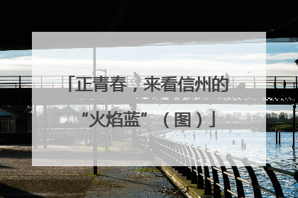 正青春，来看信州的“火焰蓝”（图）