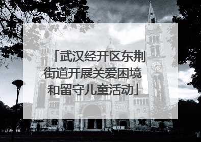 武汉经开区东荆街道开展关爱困境和留守儿童活动