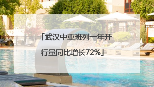 武汉中亚班列一年开行量同比增长72%