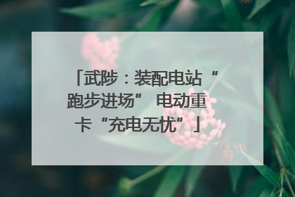 武陟：装配电站“跑步进场” 电动重卡“充电无忧”