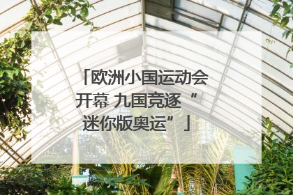 欧洲小国运动会开幕 九国竞逐“迷你版奥运”