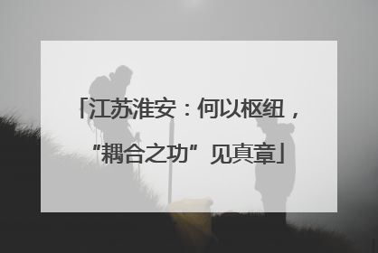 江苏淮安：何以枢纽，“耦合之功”见真章