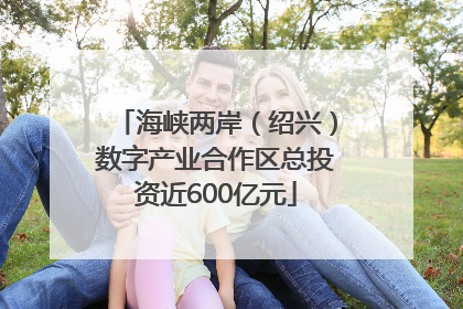 海峡两岸（绍兴）数字产业合作区总投资近600亿元