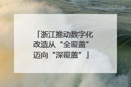 浙江推动数字化改造从“全覆盖”迈向“深覆盖”