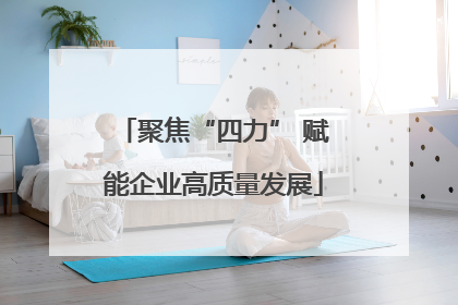 聚焦“四力” 赋能企业高质量发展