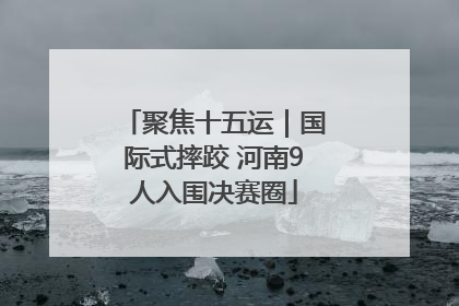 聚焦十五运｜国际式摔跤 河南9人入围决赛圈