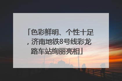 色彩鲜明、个性十足，济南地铁8号线彩龙路车站绚丽亮相