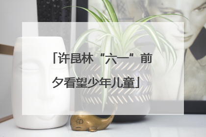 许昆林“六一”前夕看望少年儿童