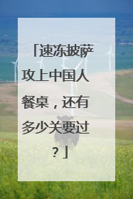 速冻披萨攻上中国人餐桌，还有多少关要过？