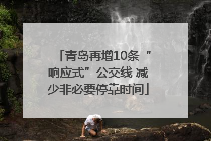 青岛再增10条“响应式”公交线 减少非必要停靠时间