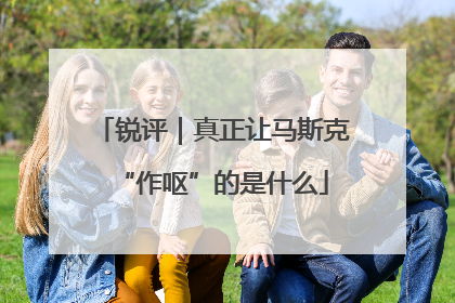 锐评｜真正让马斯克“作呕”的是什么