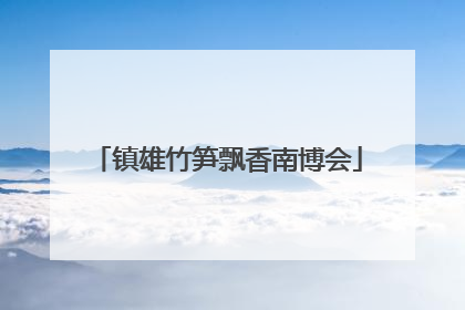 镇雄竹笋飘香南博会