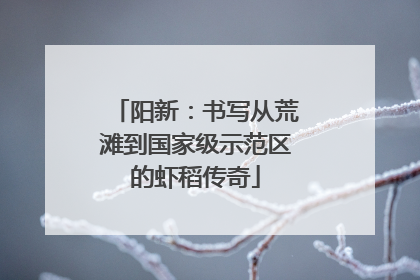 阳新：书写从荒滩到国家级示范区的虾稻传奇