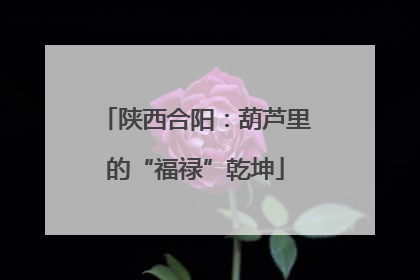 陕西合阳：葫芦里的“福禄”乾坤