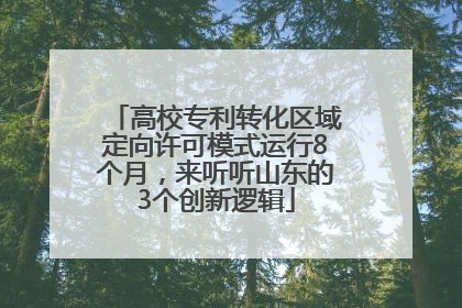高校专利转化区域定向许可模式运行8个月，来听听山东的3个创新逻辑