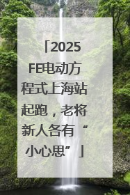 2025FE电动方程式上海站起跑，老将新人各有“小心思”