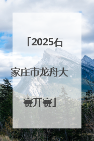 2025石家庄市龙舟大赛开赛